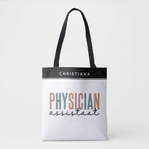 Tote Bag Diplôme d'adjoint de médecin PA personnalisé