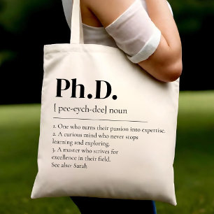 Tote Bag Diplôme de doctorat Diplôme de doctorat Nouveau Do