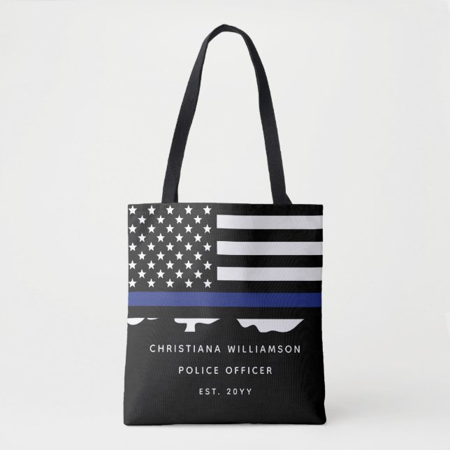 Tote Bag Diplôme de l'École de police de police (Devant)