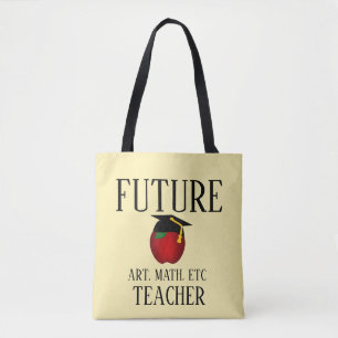 Tote Bag Diplôme d'enseignant futur customisé