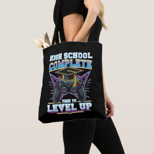 Tote Bag Diplômé du Lycée Joueur Jeux Vidéo Diplômé