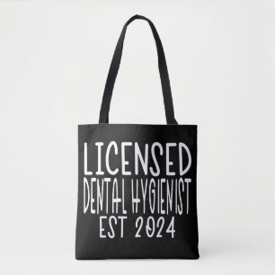 Tote Bag Diplôme hygiéniste dentaire autorisé Est 2024