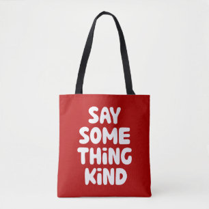 Tote Bag Dire quelque chose d'un genre