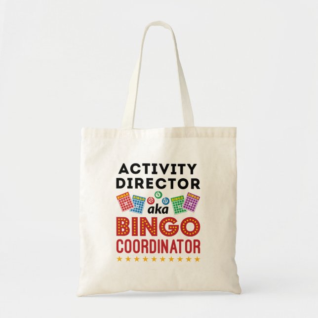 Tote Bag Directeur d'activité aka Coordonnateur de bingo (Devant)