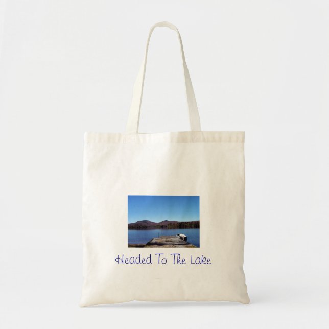 Tote Bag Dirigé au lac Fourre-tout (Devant)