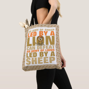 Tote Bag Dirigé Par Un Lion