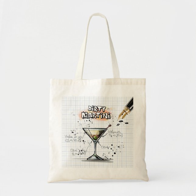 Tote Bag Dirty Martini (Devant)