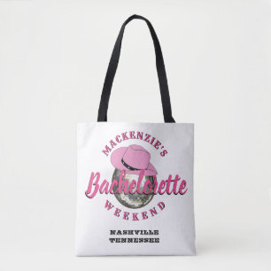 Tote Bag Disco Cowgirl Bachelorette Week-end