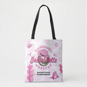 Tote Bag Disco Cowgirl Bachelorette Week-end