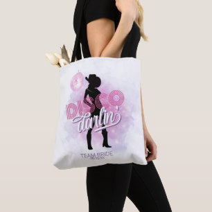 Tote Bag Disco Darlin' Bachelorette Team Bride ID928