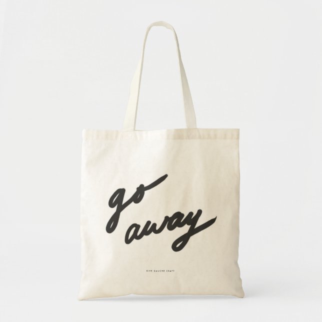 Tote Bag Disparaissent loin | antisociaux (Devant)