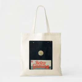 Tote Bag Disquette de jeu rétroactive personnalisée 3 pouce