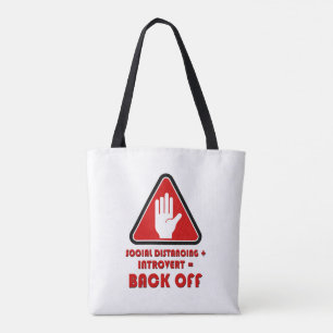 Tote Bag Distances sociales et introspection, Arrêt