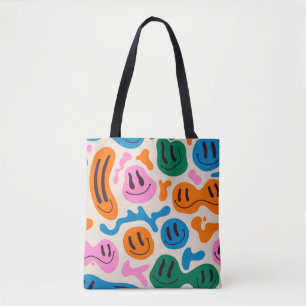Tote Bag Diverses facettes colorées et fondantes souriantes