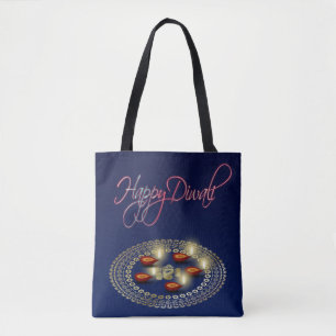 Tote Bag Diwali heureux Ganesha Rangoli - tout plus de -