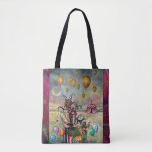 Tote Bag Dix de Coupes Tarot Fantastique par Molly Harrison