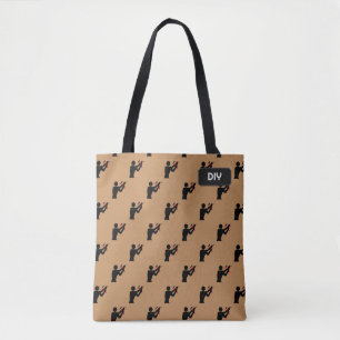 Tote Bag do-it-yourself Thème Handyman & Hammer - vos initi