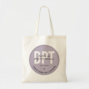 Tote Bag Docteur en thérapie physique DPT personnalisé