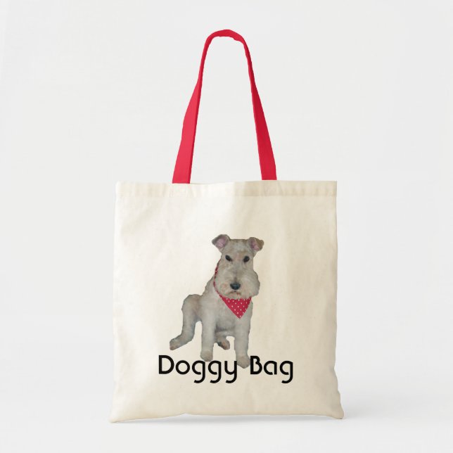 Tote Bag Doggy Bag - Wire Fox Terrier (Devant)