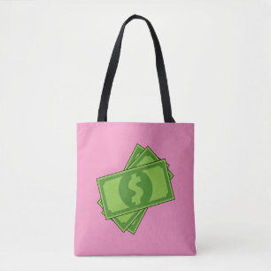 Tote Bag Dollar de l'argent du dessin