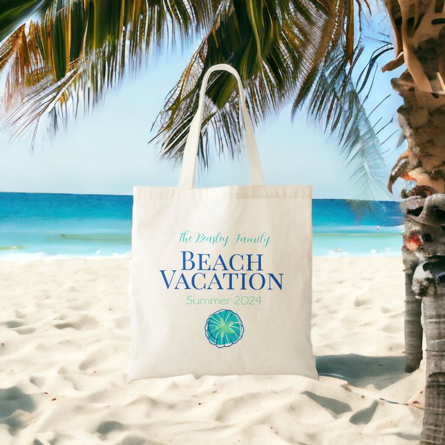 Tote Bag Dollar de sable Custom Beach Cruise Réunion vacanc (Créateur téléchargé)