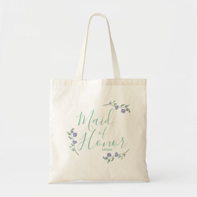 Tote Bag Domestique d'honneur, de lavande et de Fourre-tout (Devant)