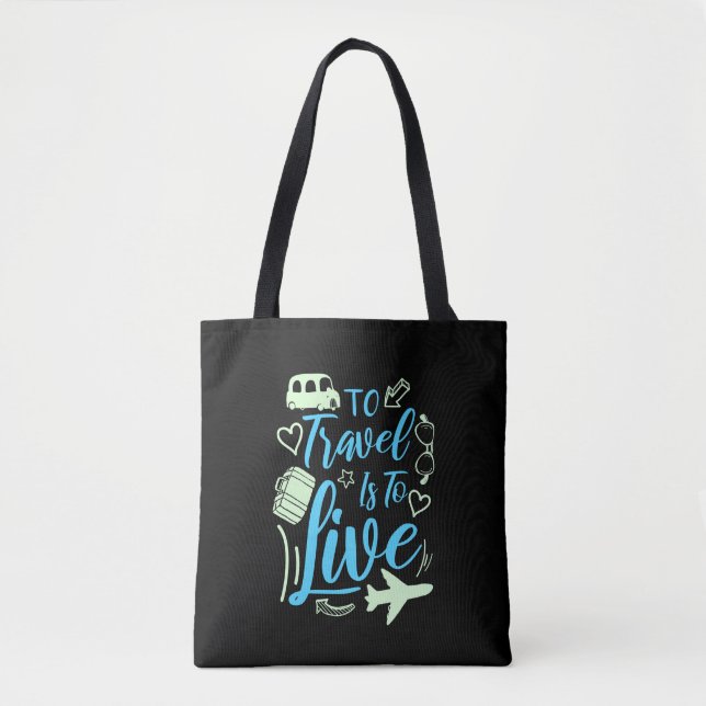 Tote Bag Don de devis de voyage (Devant)