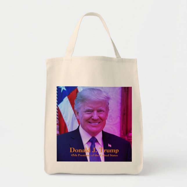 Tote Bag Donald J. Trump - 45e président des États-Unis (Devant)