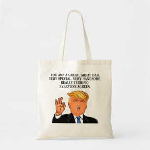 Tote Bag Donald Trump - anniversaire terrible de fête des