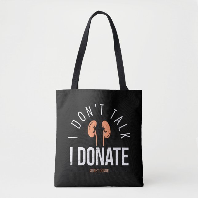 Tote Bag Donateur de rein ou de transvégétalisation (Devant)