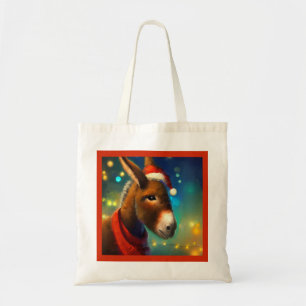 Tote Bag Donkey de Noël 3