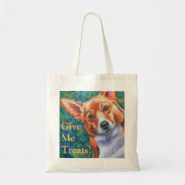Tote Bag Donne-Moi Des Soins ! Halloween Chien Tricot ou tr
