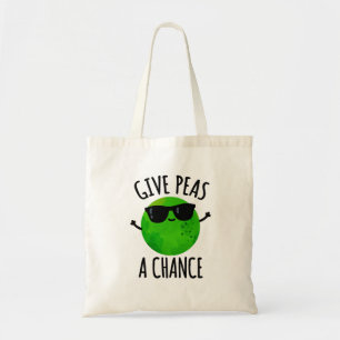 Tote Bag Donnez Aux Pois Une Chance Pois Pois Positif Pun
