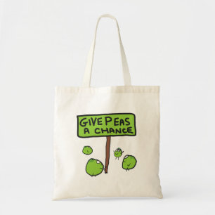 Tote Bag Donnez une chance aux pois