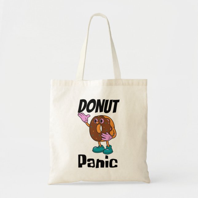 Tote Bag Donut panique (Devant)