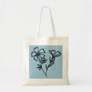Tote Bag doodle floral