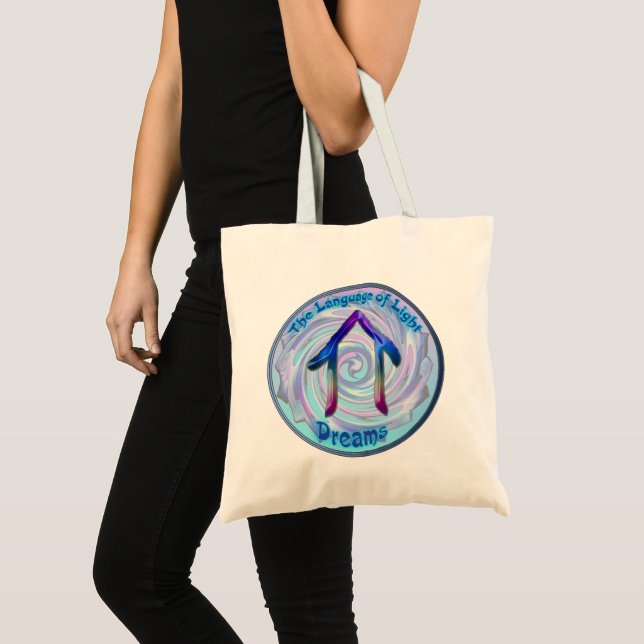 Tote Bag Doodling sur le symbole de Dreams Bliss (Devant (produit))