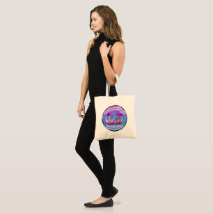 Tote Bag Doodling sur le symbole de l'Amour Non Donnant