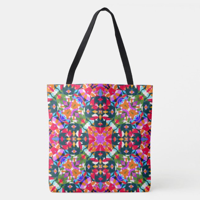 Tote Bag Dopamine HD Dressing joyeux Joyeux coloré (Devant)