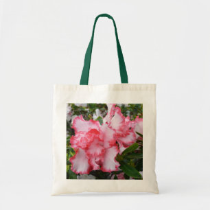 Tote Bag Double rouge et blanc Azaleas printemps floral