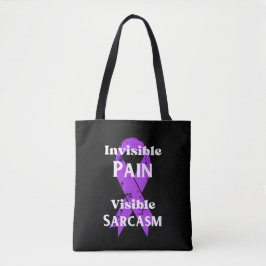 Tote Bag Douleur invisible Sarcastique