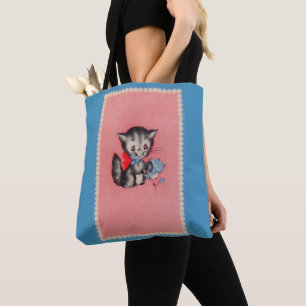 Tote Bag doux chat minou