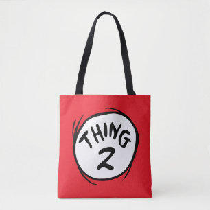 Tote Bag Dr. Seuss Chose Personnalisée Un Deux