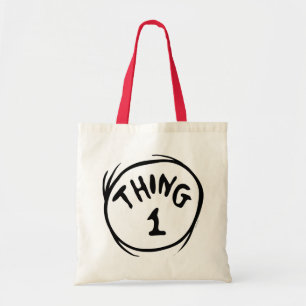 Tote Bag Dr. Seuss Chose Un Chose Deux - Chose Un