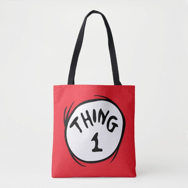 Tote Bag Dr Seuss | Chose Une Chose Deux - Chose Une (Devant)