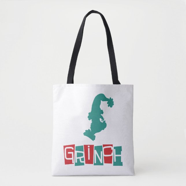 Tote Bag Dr Seuss | Grinch - Rouge et Vert (Devant)