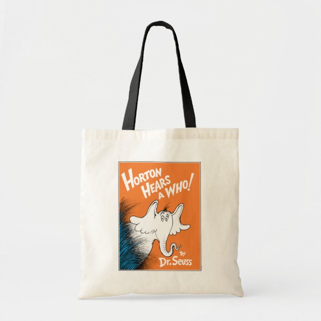 Tote Bag Dr Seuss | Horton Entend un qui livre (Devant)