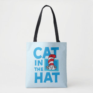 Tote Bag Dr. Seuss Logo du Chat dans le Chapeau