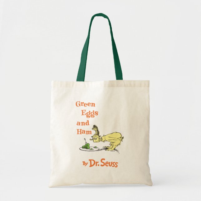 Tote Bag Dr Seuss | Oeufs verts et jambon (Devant)
