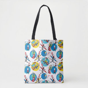 Tote Bag Dr. Seuss Personnages avec des crayons motif
